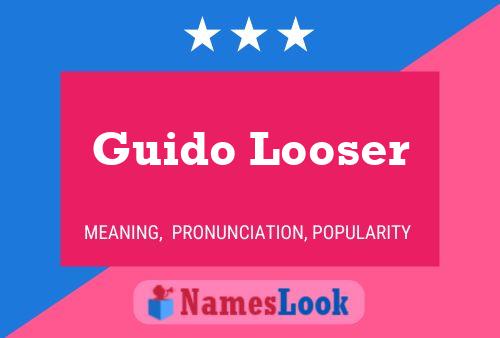 Póster del nombre Guido Looser