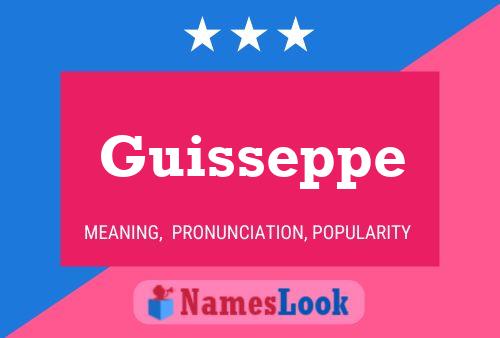 Póster del nombre Guisseppe