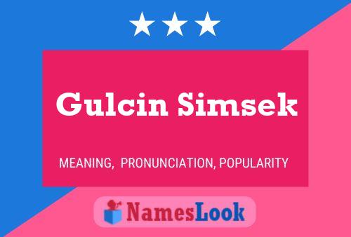 Póster del nombre Gulcin Simsek