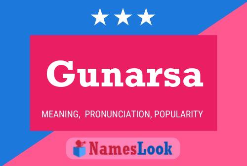 Póster del nombre Gunarsa