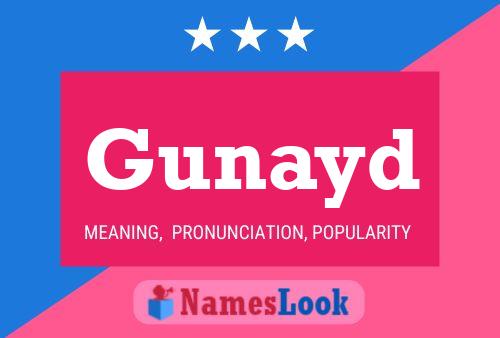 Póster del nombre Gunayd