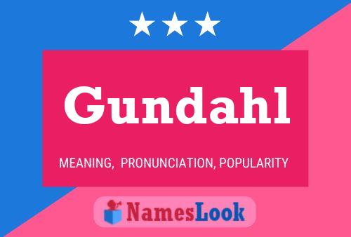 Póster del nombre Gundahl