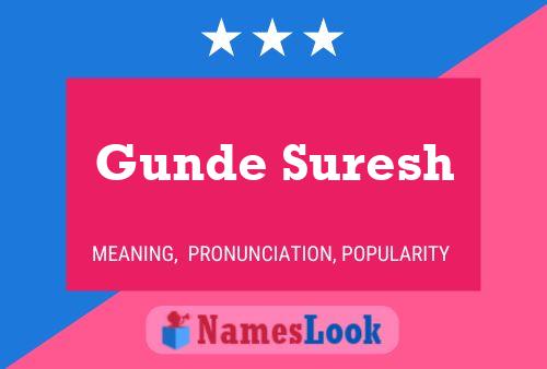 Póster del nombre Gunde Suresh