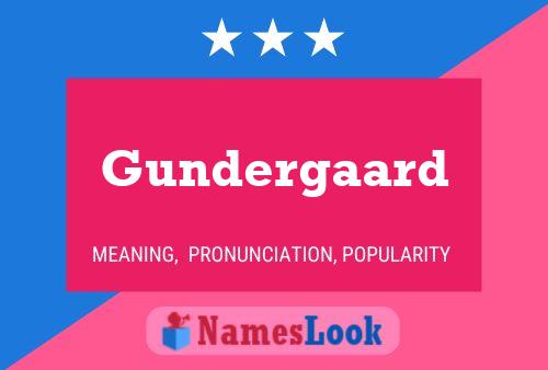 Póster del nombre Gundergaard