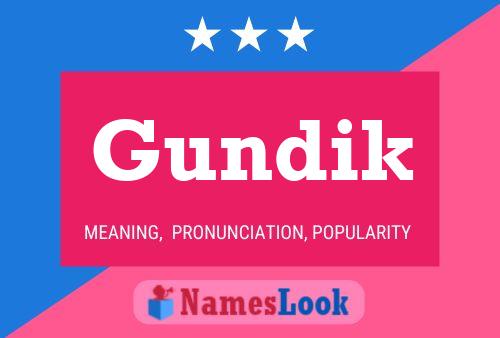 Póster del nombre Gundik