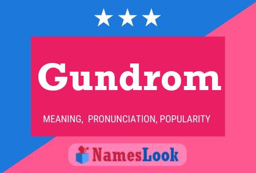 Póster del nombre Gundrom