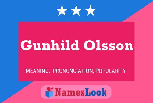 Póster del nombre Gunhild Olsson