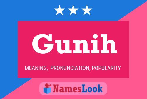 Póster del nombre Gunih