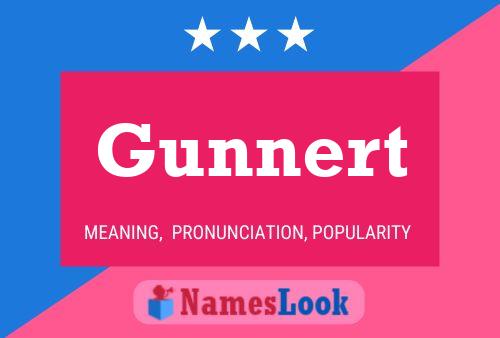 Póster del nombre Gunnert