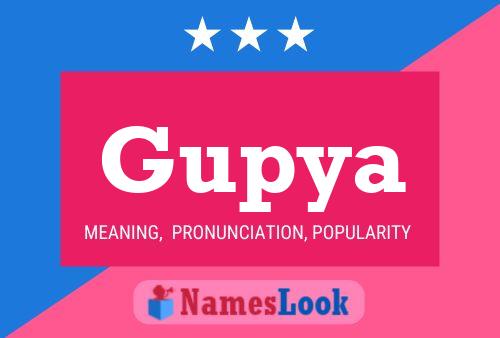 Póster del nombre Gupya