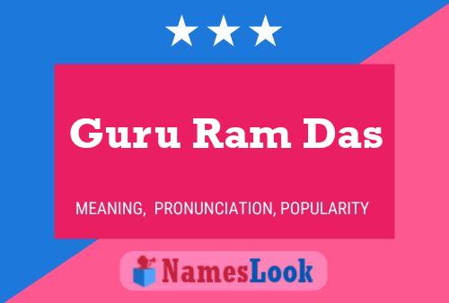 Póster del nombre Guru Ram Das