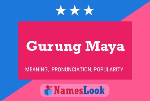 Póster del nombre Gurung Maya