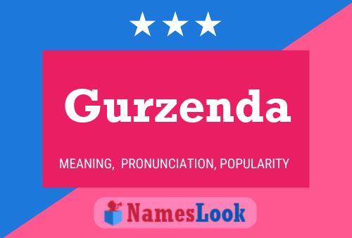 Póster del nombre Gurzenda