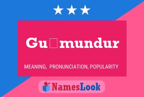 Póster del nombre Guðmundur