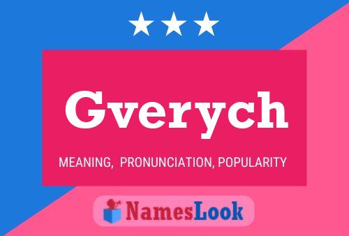 Póster del nombre Gverych