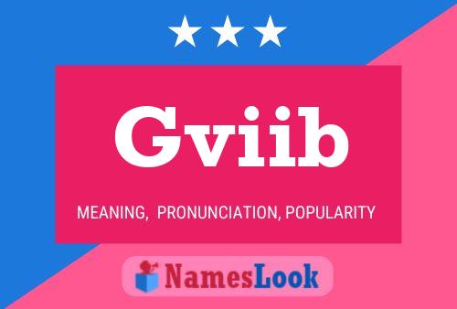 Póster del nombre Gviib