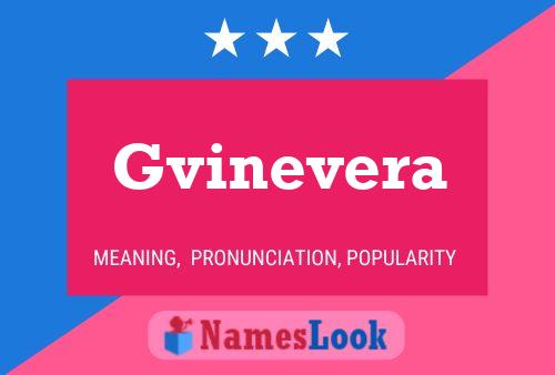 Póster del nombre Gvinevera