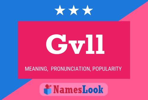 Póster del nombre Gvll