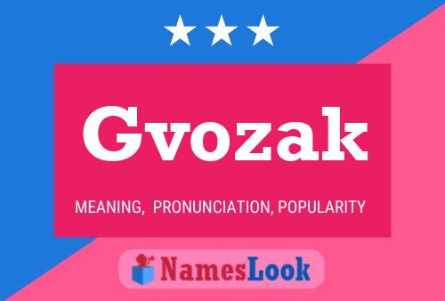 Póster del nombre Gvozak