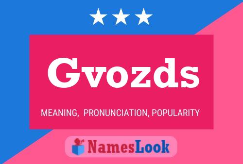 Póster del nombre Gvozds