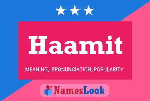 Póster del nombre Haamit