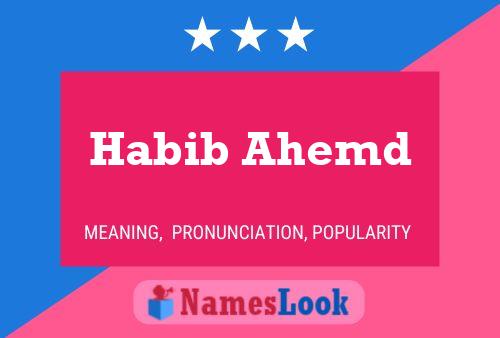 Póster del nombre Habib Ahemd