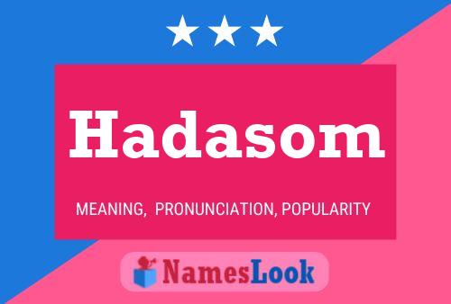 Póster del nombre Hadasom