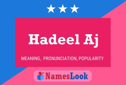 Póster del nombre Hadeel Aj