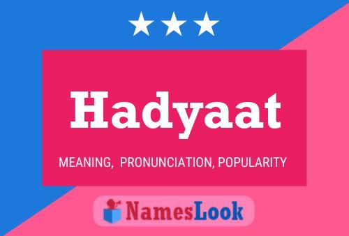 Póster del nombre Hadyaat