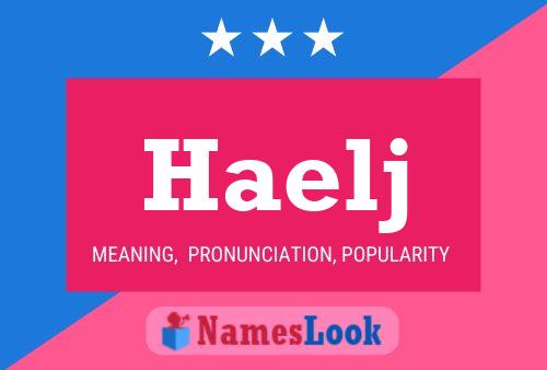 Póster del nombre Haelj