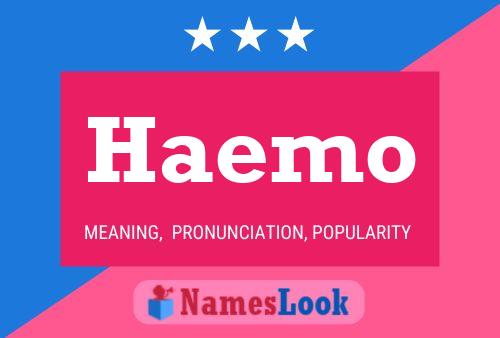 Póster del nombre Haemo