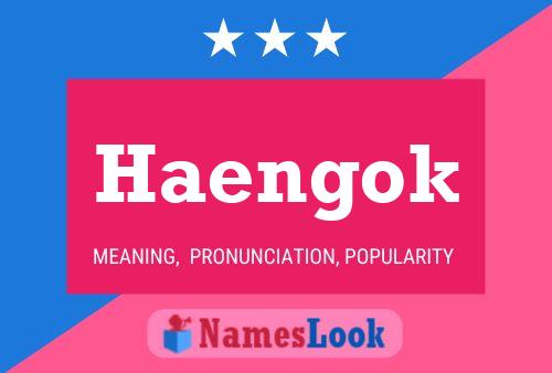 Póster del nombre Haengok