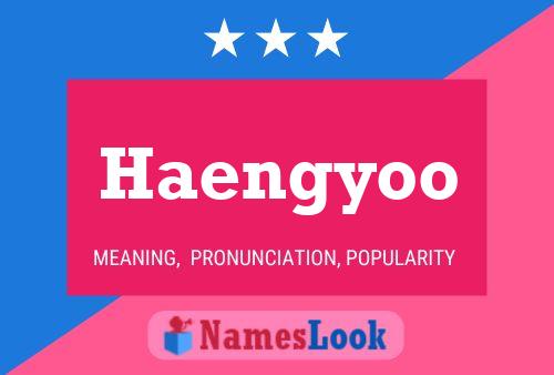 Póster del nombre Haengyoo