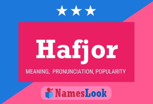 Póster del nombre Hafjor