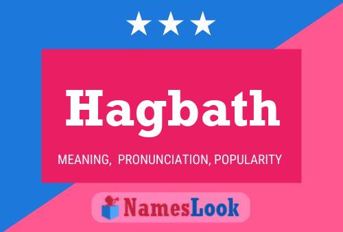 Póster del nombre Hagbath