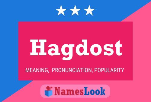 Póster del nombre Hagdost