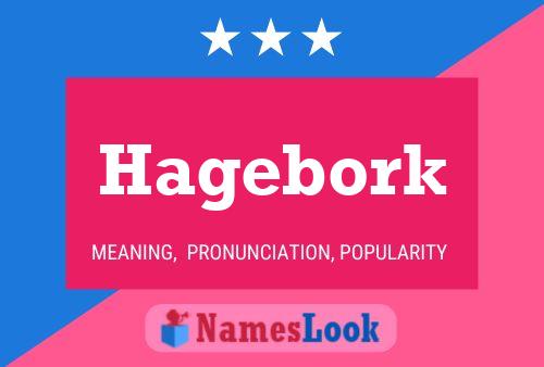 Póster del nombre Hagebork