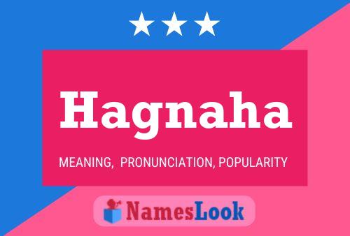 Póster del nombre Hagnaha