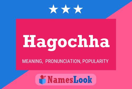 Póster del nombre Hagochha