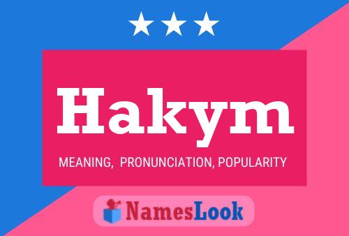 Póster del nombre Hakym