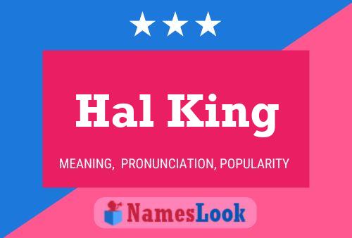 Póster del nombre Hal King