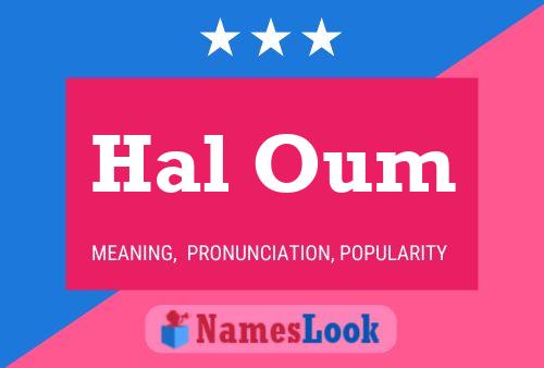 Póster del nombre Hal Oum