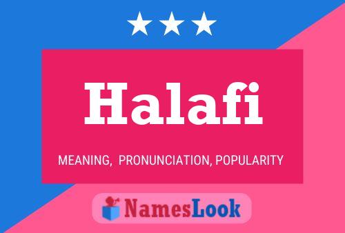 Póster del nombre Halafi