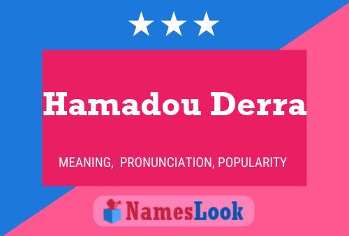 Póster del nombre Hamadou Derra