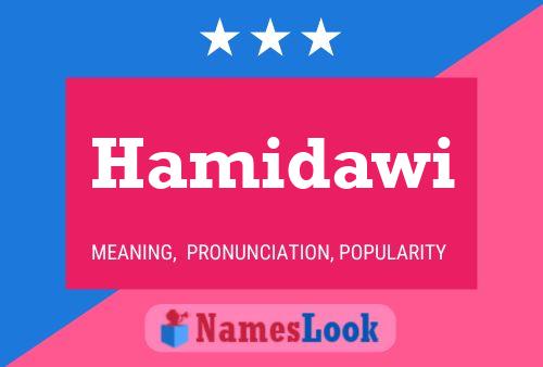 Póster del nombre Hamidawi