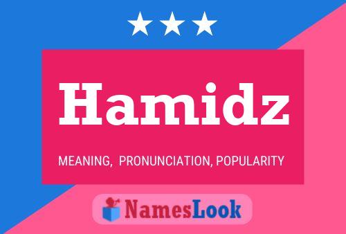 Póster del nombre Hamidz