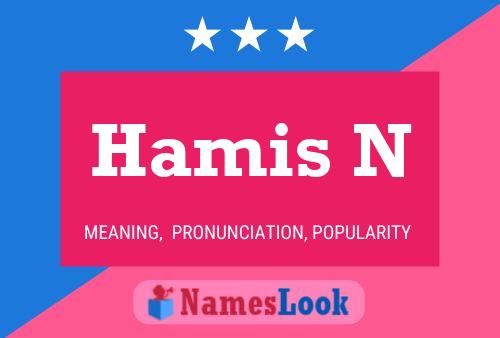 Póster del nombre Hamis N