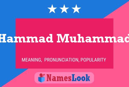 Póster del nombre Hammad Muhammad