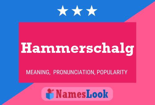 Póster del nombre Hammerschalg