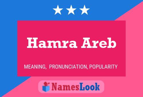 Póster del nombre Hamra Areb